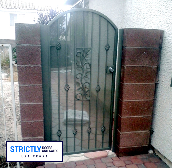 Las Vegas Single Side Yard Gates Company | Strictly Doors and Gates
